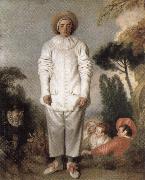 Jean-Antoine Watteau Gilles painting